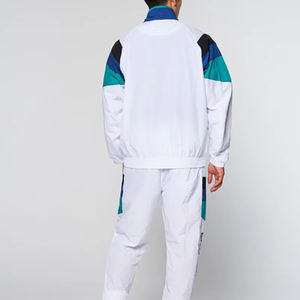 Haute qualité hommes 2 pièces toile hiver coupe-vent ensemble court respirant coupe décontractée avant Logo - Product Image 2