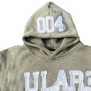 Made in Best <b>Material</b> <b>Embroidery</b> Hoodies Long Sleeves Street Wear Fashionable Men <b>Embroidery</b> Hoodies - Product Image 2