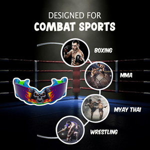 Protector Bucal Deportivo al por Mayor, Antibacteriano, Ecológico, Moldeable, de Silicato/Sílice Fundida, Protección Dental para MMA, Boxeo, Seguridad - Product Image 3
