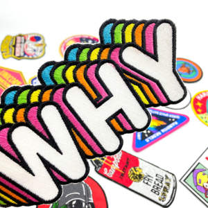 Bas quantité minimale de commande en gros Logo personnalisé broderie fer coudre sur des patchs 25-26 - Product Image 2