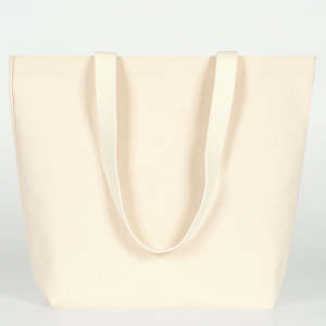 Sac fourre-tout en toile de 10 oz, résistant à l'eau et laminé, couleur unie, 17 x 14 x 6 (45 x 35 x 15 cm) - Product Image 3