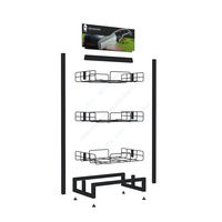 Étagère de rangement pour lave-linge, pour salle de lavage, 3 niveaux, organisateur en métal réglable, étagère de séchage, gain de place