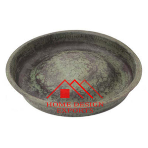 Copper Finished Handmade Metal pedicure Bowl Salon Products Pedicure Bowl Hammered Design - Product Image 5