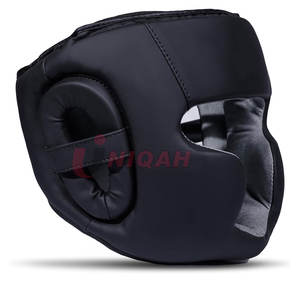 Protector de casco MMA de cuero profesional de la mejor calidad, protector de casco de Kick Boxing para artes marciales, taekwondo, karate, boxeo OEM - Product Image 1