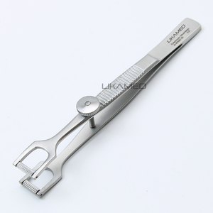 LIKAMED Cottle Columella Forceps 10cm <b>Clamp</b> Spring Handle Stainless Steel Manual ICU Instrument Set - Product Image 1