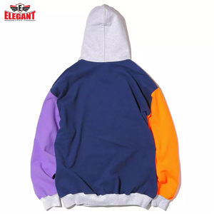 Sudaderas con capucha de bloque de color de diseño personalizado, jersey de calidad superior para hombre, ropa informal, sudaderas con capucha de manga larga personalizadas para hombre de Elegant Sports - Product Image 2