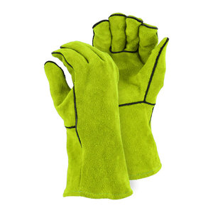 Guantes de Soldadura de Piel de Cabra, Nuevo Diseño, Guantes de Soldadura Resistentes al Calor, Guantes de Seguridad Personalizados No Rígidos, Impermeables - Product Image 4
