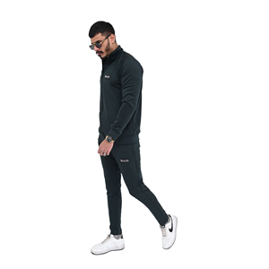 Chándal informal para hombre, sudaderas, conjunto ajustado para hombre, pantalones, trajes sólidos de manga larga, ropa para hombre, sudaderas con capucha y pantalones, conjunto de algodón 100% - Product Image 1