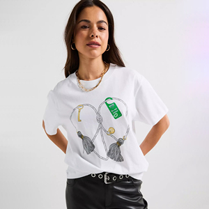 T-shirt pour femmes en coton 100% à manches courtes, design moderne, écologique, de haute qualité, en gros, personnalisé, pour l'été, séchage rapide - Product Image 1