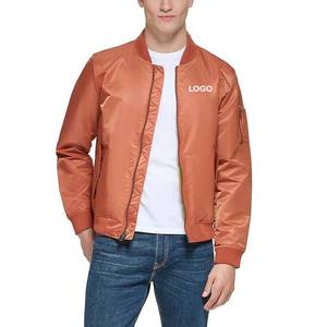 Nueva llegada logotipo personalizado diseño cremallera manga larga ropa de hombre chaquetas estilo casual poliéster Letterman béisbol chaquetas de hombre - Product Image 5
