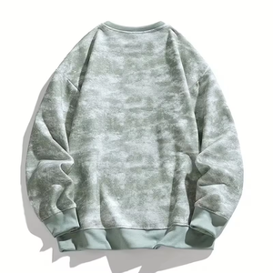 Sudadera de Forro Polar para Hombre, Color Beige/Marrón/Gris/Negro/Blanco, Cuello Redondo Extra Grande, Impermeable, 100% Algodón, Invierno, Bangladesh - Product Image 2