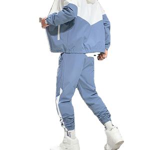 ชุดวอร์มพิมพ์ลายผ้าฝ้าย 100% สำหรับผู้ชาย ชุดลำลองสองชิ้น เสื้อฮู้ดดี้และกางเกงจ็อกเกอร์ รับทำโลโก้ตามสั่ง ขายส่ง ผู้ผลิต OEM เสื้อผ้าสตรีทแวร์ - Product Image 6