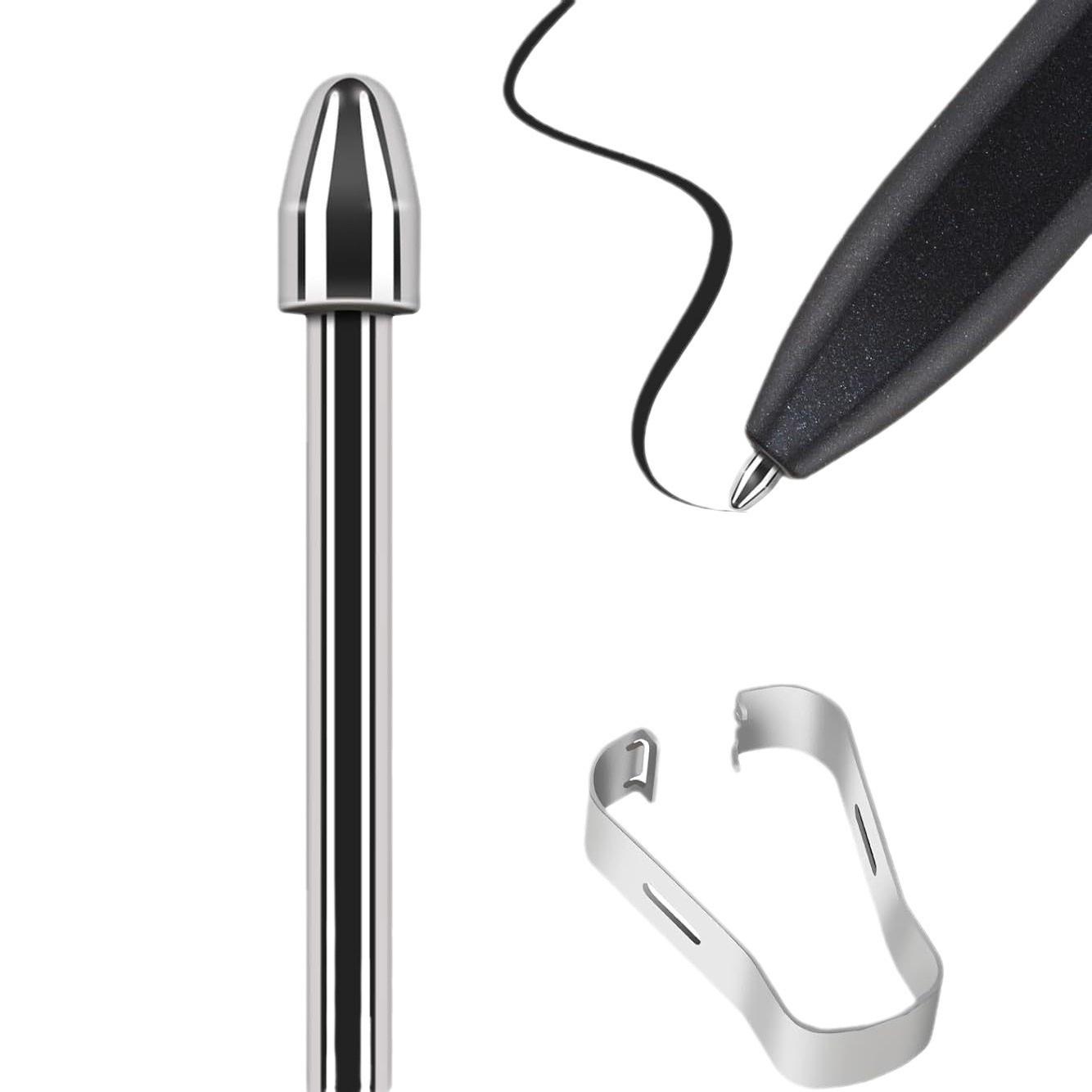 ปลายสีเงินพร้อมคลิป