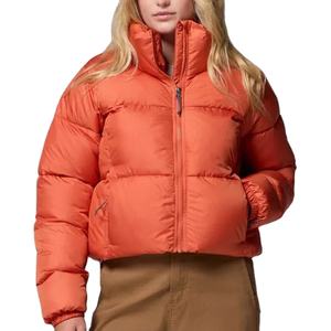 Winter Crop Jacket Insulated Quilted Thicken Padded Puffer Short Bomber Jacket <b>For</b> Women Windproof Bubble Jacket <b>For</b> <b>Ladies</b> - Product Image 1