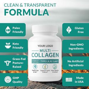 Fabrika Doğrudan Tedarik Tip I, II, III, V, X Kolajen Kompozit Kolajen Proteini Çoklu Kolajen Kapsülleri Cilt Aydınlatma İçin - Product Image 3