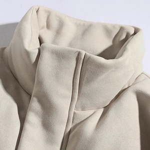 Nouvelle veste d'hiver personnalisée en duvet pour hommes, manteau chaud en duvet noir, veste en duvet à capuche imprimée avec logo - Product Image 4