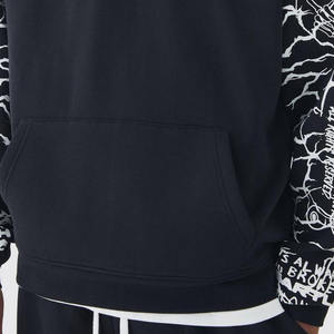 Sweat à capuche imprimé LogoTall personnalisé surdimensionné à manches boxy pour hommes sweats à capuche personnalisés en coton mélangé sweats à capuche pour hommes dernière conception de base - Product Image 6