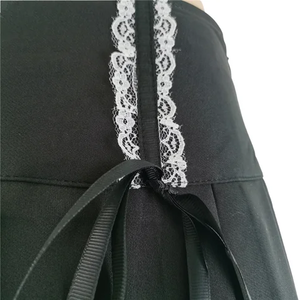 Jupe en cuir pour femmes de haute qualité avec ceinture brodée, bouton, design tendance léger, directement de l'usine, meilleur fournisseur, vente chaude - Product Image 2