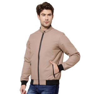 Veste bomber en satin de soie de haute qualité pour homme, veste bomber matelassée en satin, nouvelle mode et nouveau style, veste chaude pour homme en satin - Product Image 5