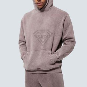 Chándal Deportivo con Lavado Ácido para Hombre, de Alta Calidad, Personalizable, Color Sólido, Transpirable, Estilo Invernal - Product Image 4