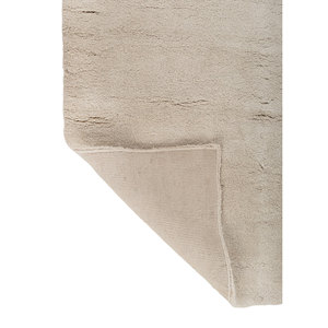 พรมขนสัตว์และไหมถักมือสีเบจและสีน้ำตาล ขนาด 9x12 ฟุต สำหรับตกแต่งห้องนั่งเล่น - Product Image 5