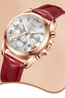 Montres-bracelets pour femmes de luxe avec logo personnalisé, montres à quartz étanches 3ATM