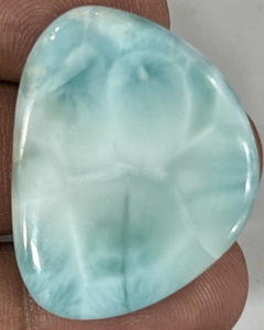 Larimar naturel lâche pierres précieuses Cabochon mélange forme taille 20-30MM AAA qualité traité thermiquement effet étoile pendentif anneau collier - Product Image 5