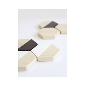 Best Quality Hexagonal <b>Marble</b> <b>Coaster</b> with Antique Design Custom Logo Mats & Pads - Product Image 1