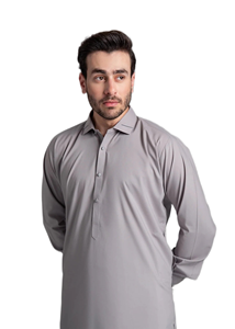 Ensemble Shalwar Kameez en coton de qualité supérieure pour hommes | Vêtements de fête traditionnels multicolores pour les festivals - Product Image 2