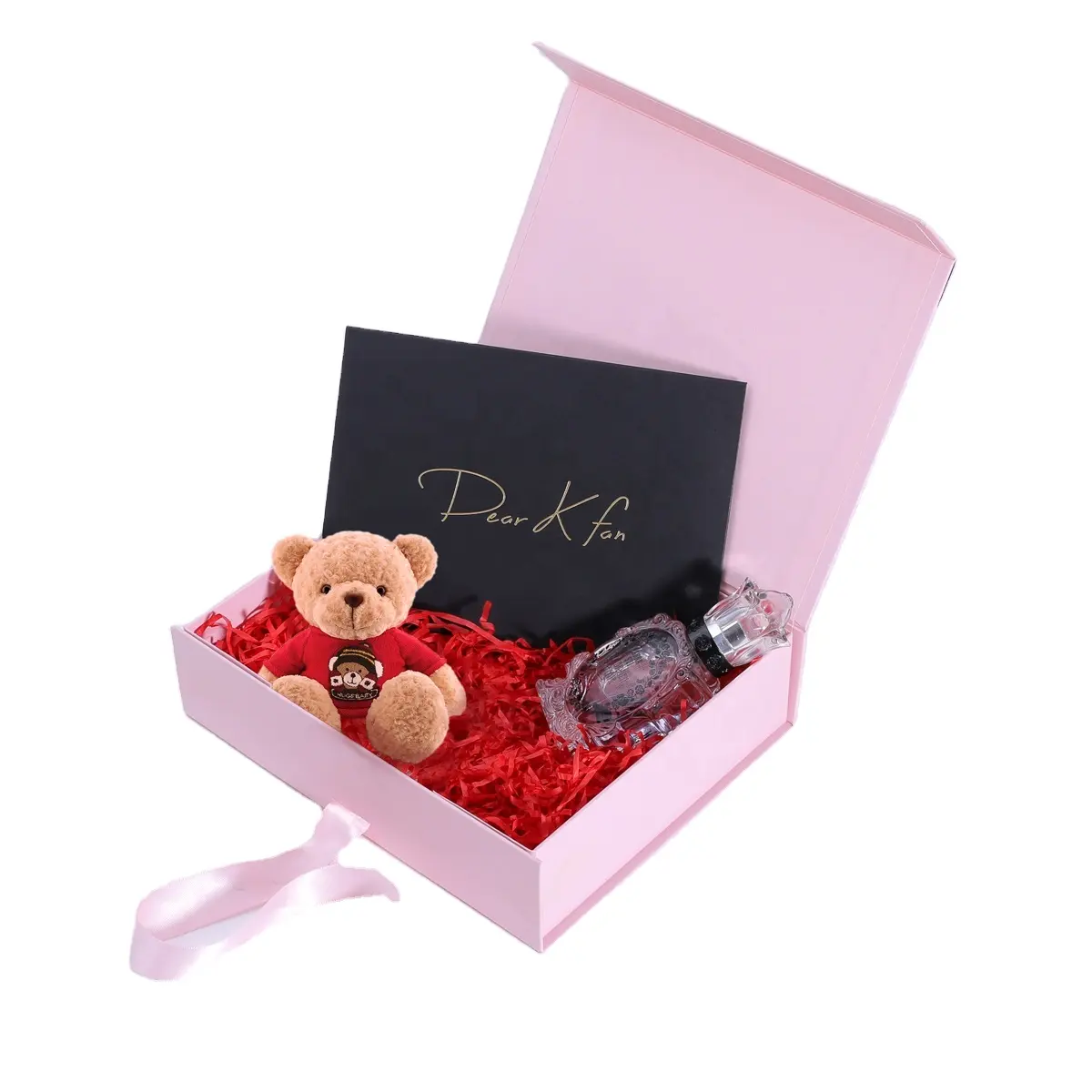 Custom Printed Luxury Cardboard Pink Matte Magnetic Closure Gift Box Skincare Packaging Box Magnetic Closure Cardboard Vietnam