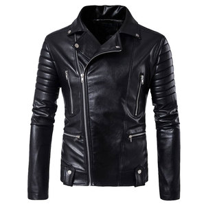 2025 chaquetas de cuero para hombre a la venta al mejor precio chaqueta transpirable de talla grande para hombre chaquetas de cuero al por mayor únicas para hombre - Product Image 1