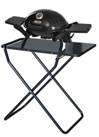 Barbecue à gaz moderne de style coréen haut de gamme avec plateau en acier, design pliable, fonction fumoir et chariot