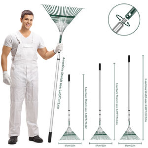12FT pour le nettoyage de jardin avec râteau à feuilles télescopique réglable - Product Image 2