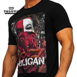 เสื้อยืดคอกลมสำหรับผู้ชายเสื้อยืดกีฬาผ้าฝ้าย100% พิมพ์ลาย3D แนวสตรีท - Product Image 2