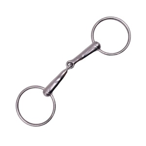 Bocados para Caballos de Baja Presión de 12.5cm, Ideales para Cavas Pequeñas, de Acero Inoxidable, Articulados, Reutilizables - Product Image 1