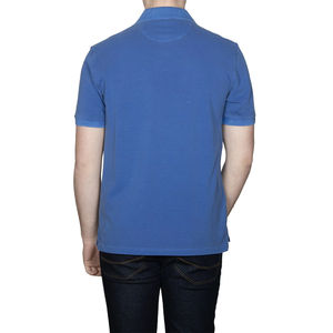 Chemise de golf pour hommes 100% coton avec logo personnalisé imprimé, style tendance avec broderie, chemises d'uniforme d'équipe à motif uni - Product Image 3