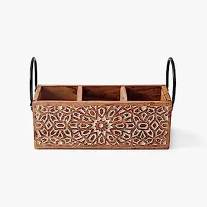 Mục Đích Dụng Cụ Nhà Bếp Đứng Bằng Gỗ Handmade Wooded Nhà Bằng Gỗ Dao Kéo Và Mô Chủ Cho Counter Top Bàn Ăn