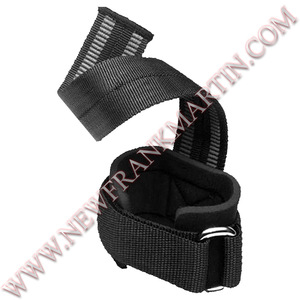 NFM Custom Logo Cotton Heavy-Duty Wrist <b>Straps</b> <b>for</b> Closure Removable Cover <b>for</b> Deadlifts Weight <b>Lifting</b> Eco-Friendly - Product Image 1