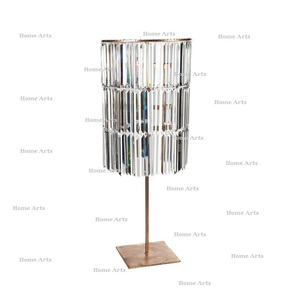 Centre de table en métal et acrylique, taille et forme personnalisées, support de bougie pour la décoration de mariage et d'événements - Product Image 1