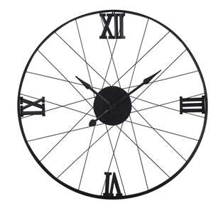 Vendedor caliente Reloj de pared de metal vintage Decoración de pared Piezas de decoración del hogar Artes de pared de metal de alta calidad de lujo de mayorista indio - Product Image 1
