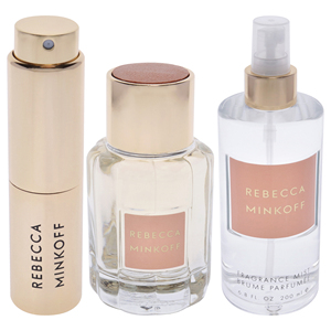 Rebecca Minkoff Blush primavera 2023 profumo Set regalo per le donne 3.4oz EDP Spray 0.47oz EDP Spray 6.8oz lozione per il corpo-un lussuoso Trio - Product Image 2
