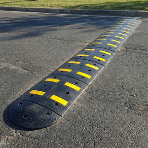 Set of PVC Rubber Speed Bump Covers 10 Meters Road Speed Bump Plastic Material - Product Image 2