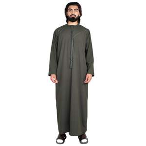Premium Emirati Thobe Forest Luxury Kandura Ropa árabe tradicional Elegante para hombre Jubba Suave y transpirable Traje islámico moderno - Product Image 1