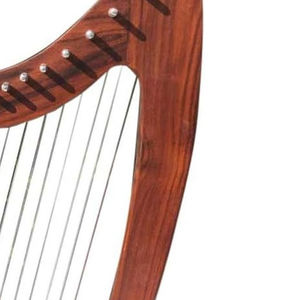 Arpas irlandesas hechas a mano de alta calidad, de madera con contraste de color, accesorios para instrumentos musicales - Product Image 5