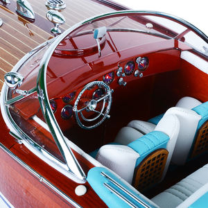 Modelo de lancha rápida Riva Aquarama hecho a mano de madera, regalo clásico pintado y decoración artística para el hogar y la Oficina (65.5Lx19Wx19H cm) - Product Image 5