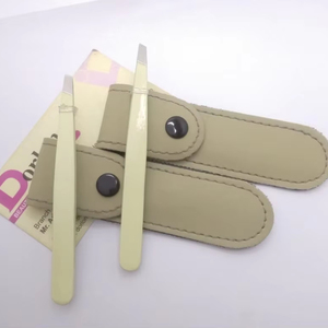 แหนบถอนขนคิ้วสแตนเลสสีเขียวมิ้นท์กำหนดโลโก้ได้อย่างยั่งยืน - Product Image 1