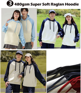 OEM Sweat à capuche en polaire de velours épais personnalisé Pull d'hiver surdimensionné super doux avec col à capuche et conception de poches - Product Image 4