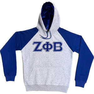 Zeta Phi Beta Sorority Broderie Logos Sweat à capuche - Product Image 1