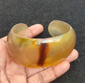 Brazalete de Cuerno de Búfalo Natural Ecológico Hecho a Mano, Negro y Marrón, Regalo Empresarial - Product Image 2