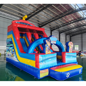 Castillo Inflable Comercial con Tobogán Seco para Niños, Capacidad de 500 kg, Brincolín para Fiestas al Aire Libre - Product Image 2